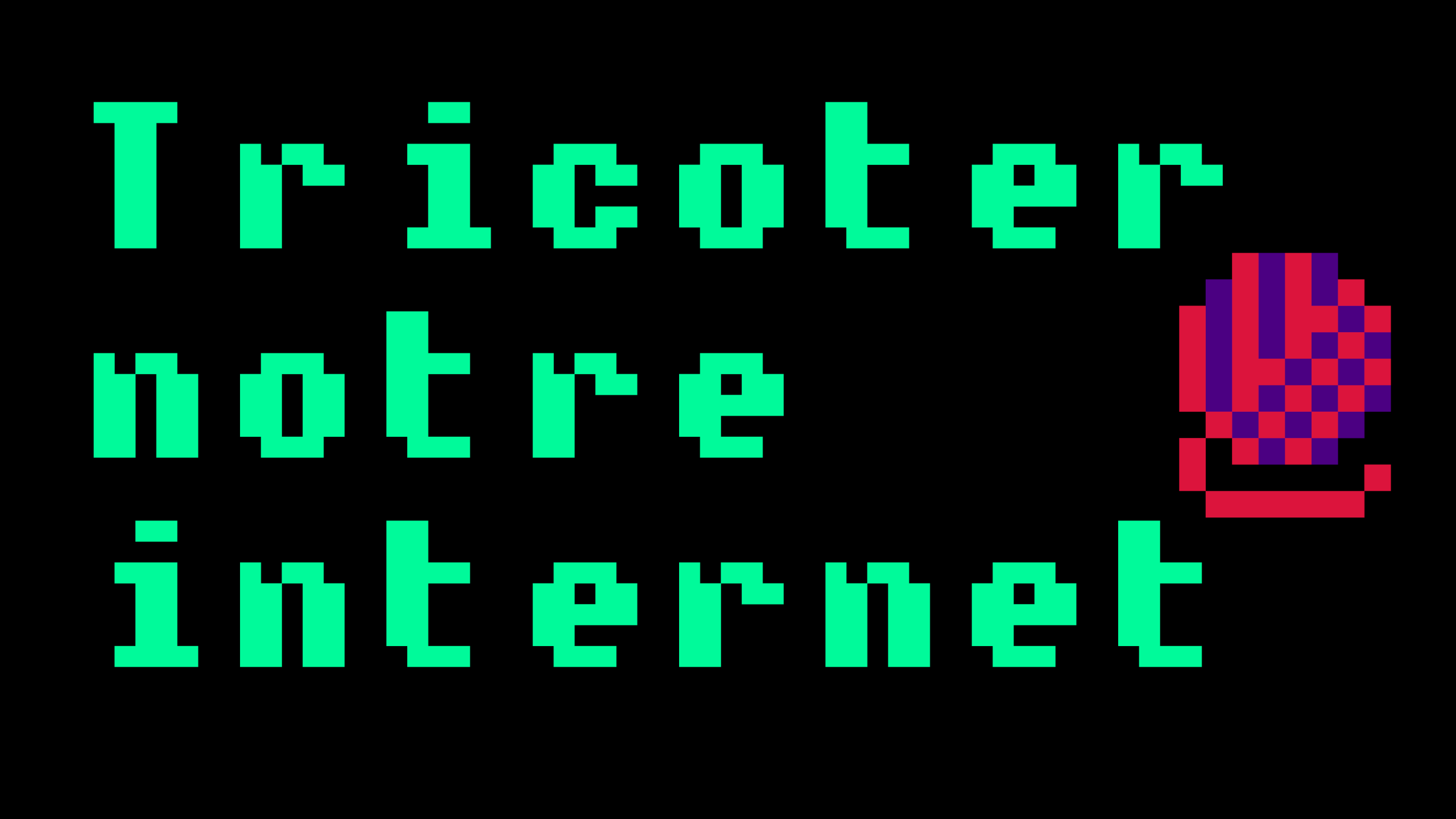 Visuel tricoter notre internet