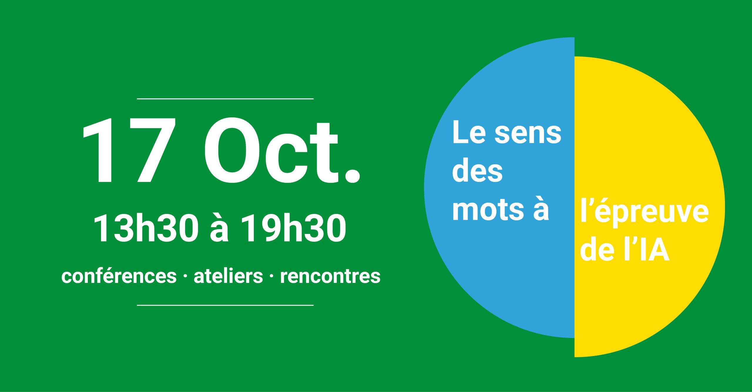 Événement | Le sens des mots à l&rsquo;ère de l&rsquo;IA